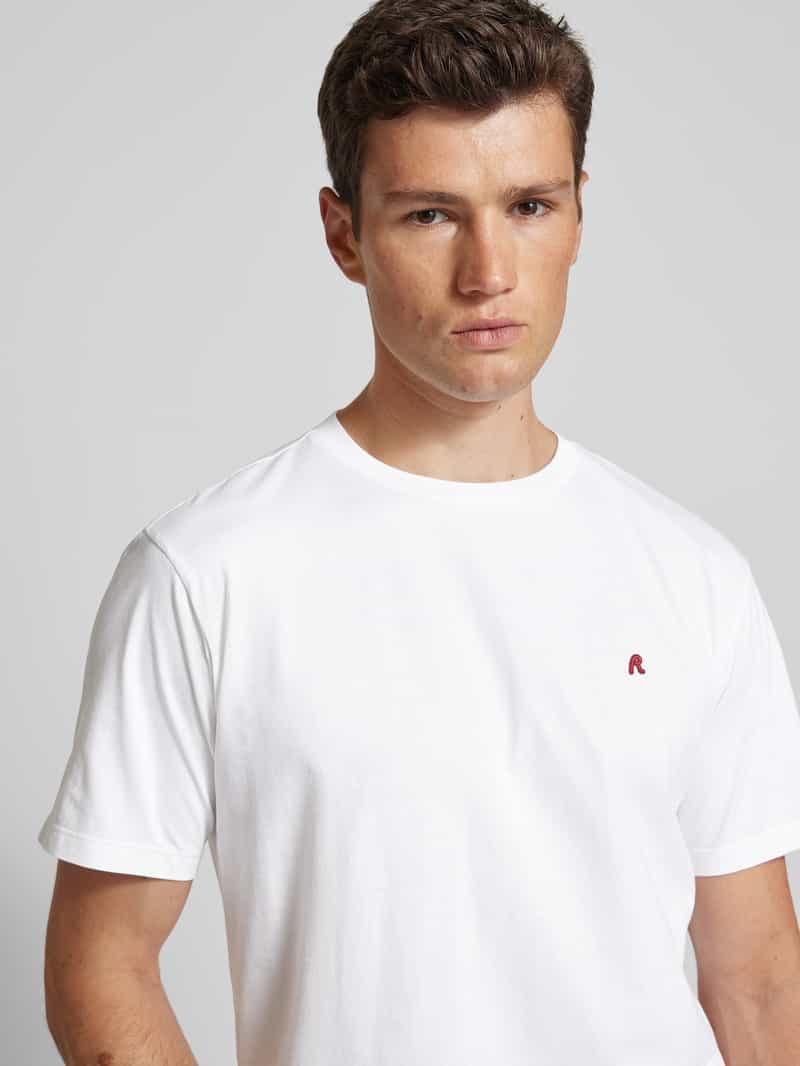Replay T-shirt met logostitching
