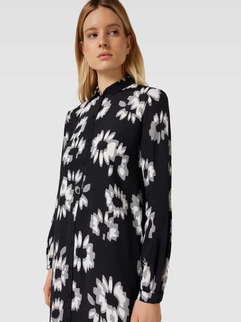 Esprit Midi-jurk met strikceintuur