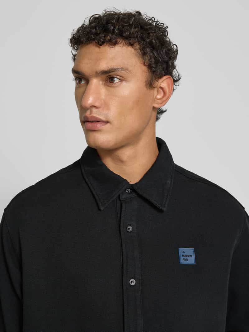 American vintage Regular fit vrijetijdsoverhemd met labelpatch model 'AFAZ'