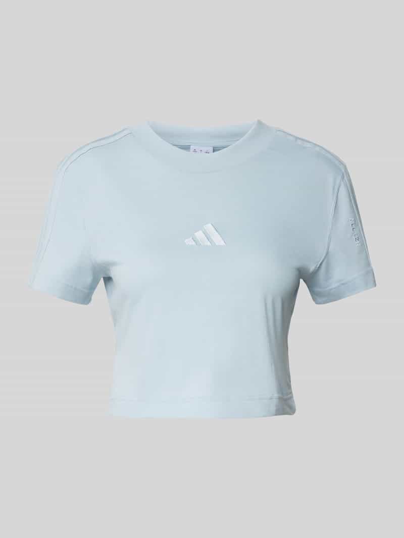 ADIDAS SPORTSWEAR Kort T-shirt met labelstitching
