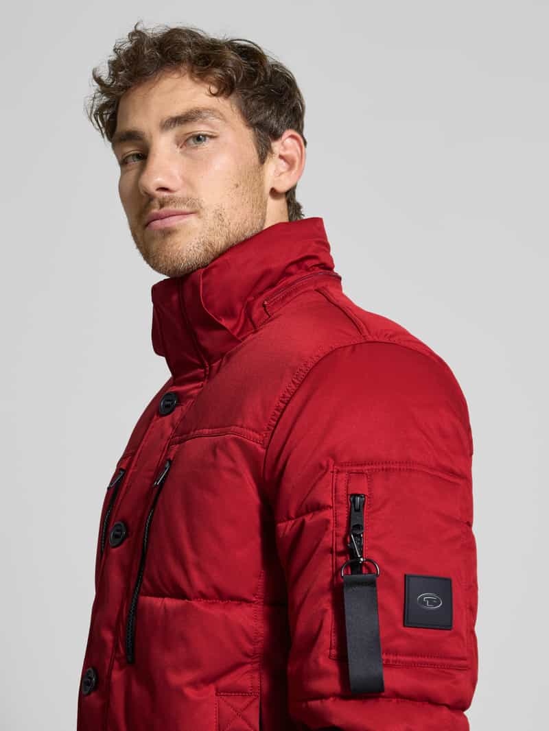 Tom Tailor Gewatteerd regular fit jack met afneembare capuchon