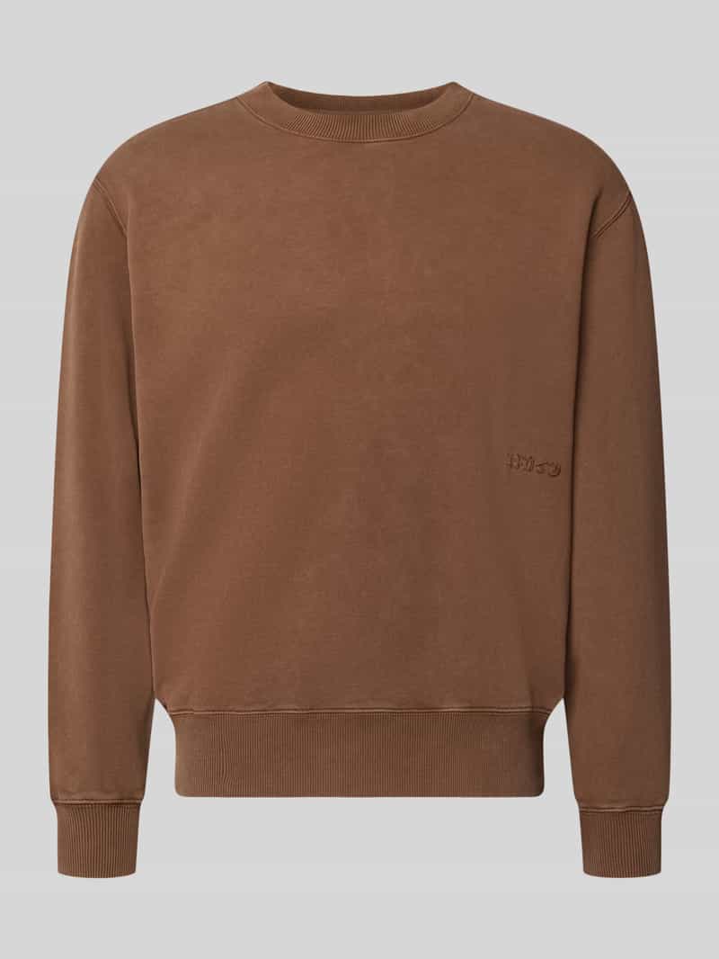 Edwin Sweatshirt van puur katoen met borduursel model 'Axiom'