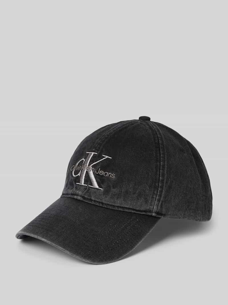 CK Calvin Klein Baseballpet met labelstitching
