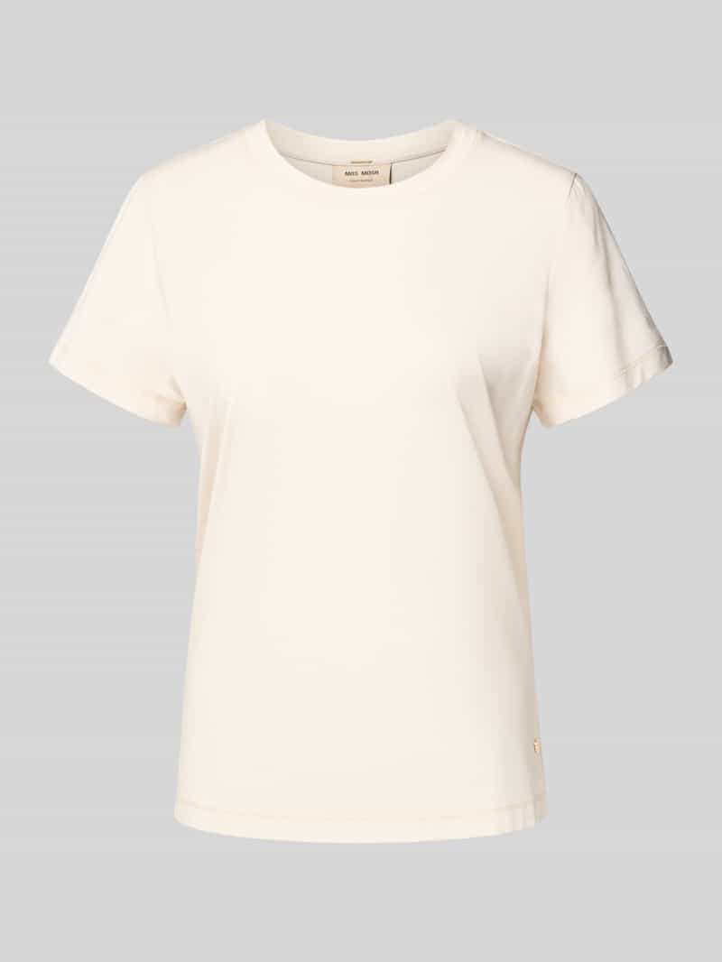 Regular fit t-shirt met label-embleem model 'Dala'