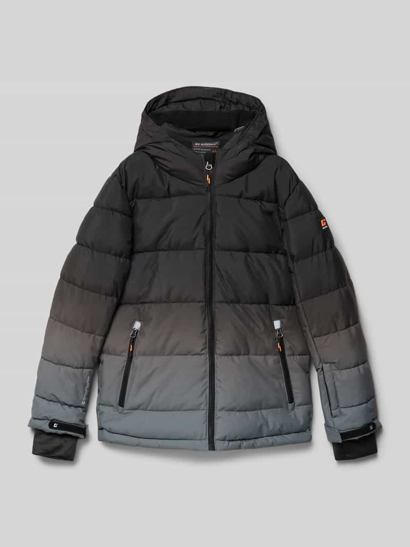 Killtec Regular fit gewatteerd jack met logo-applicatie