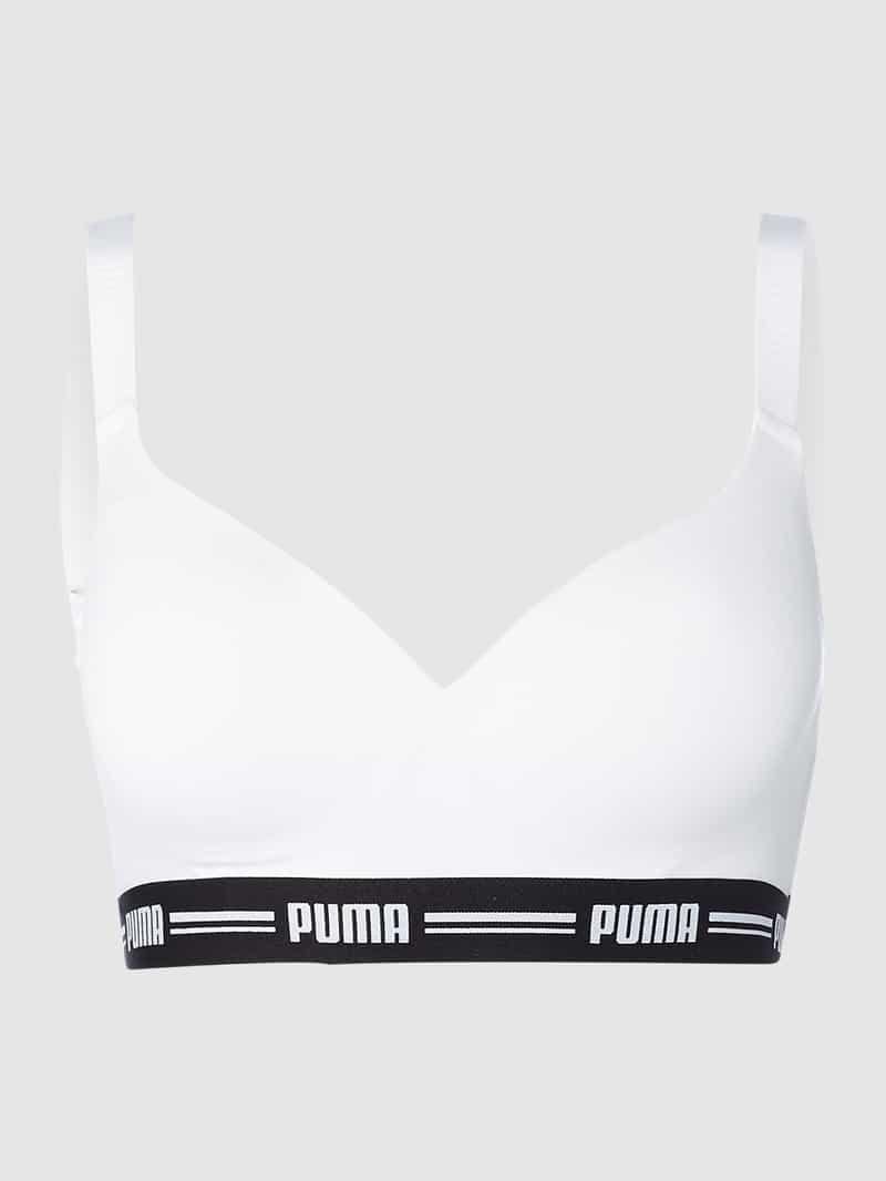 Puma Bralette met logo in band