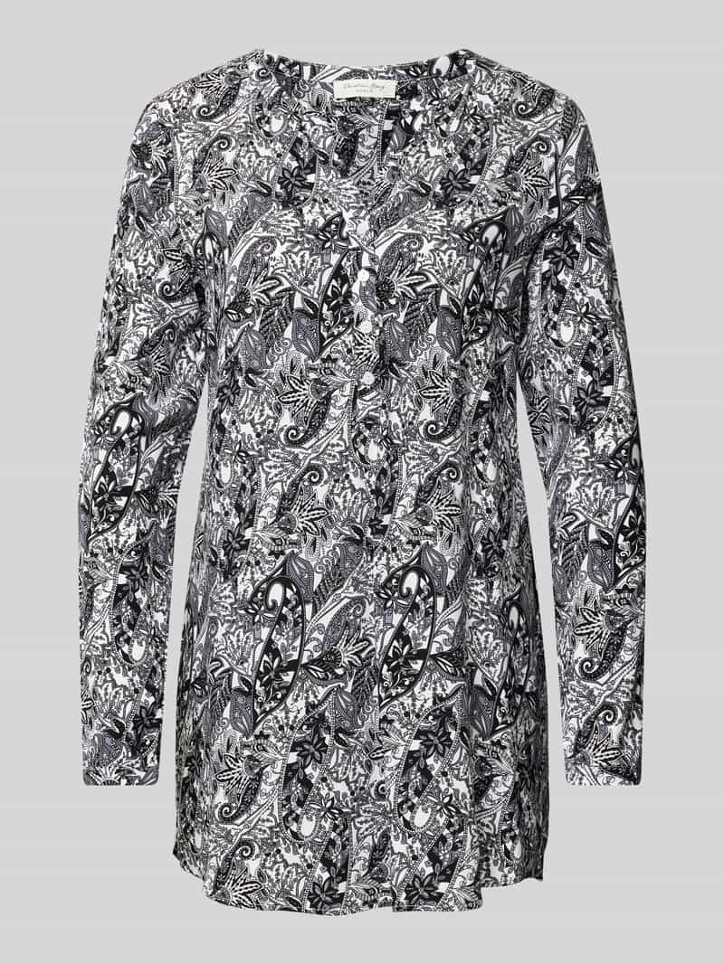 Christian Berg Woman Blouse van viscose met knoopsluiting