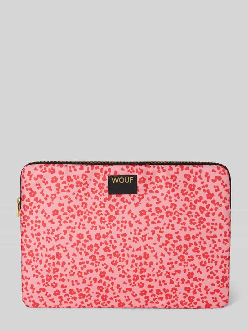 WOUF Laptoptas met labeldetail model 'Roar'