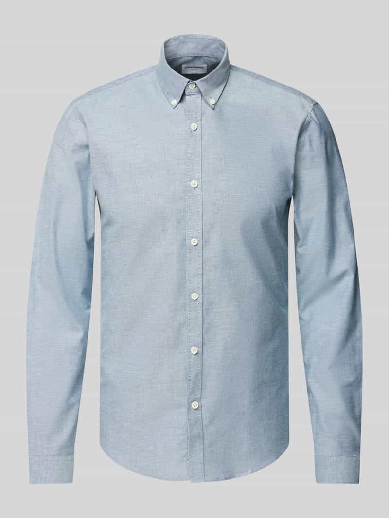 lindbergh Slim fit vrijetijdsoverhemd met knoopsluiting model 'Oxford'