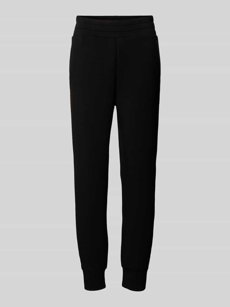 Regular fit sweatpants met galonstrepen, model 'SIMONNE'