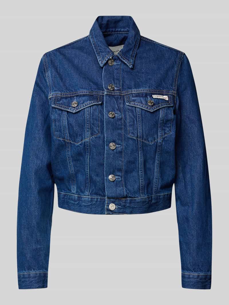 Calvin Klein Jeans Trucker jacket met labelpatch