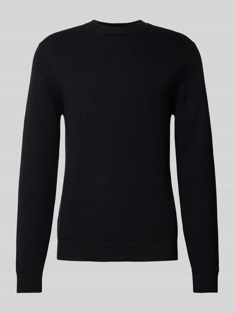 Selected Homme Gebreide pullover met ribboorden model 'DANE'