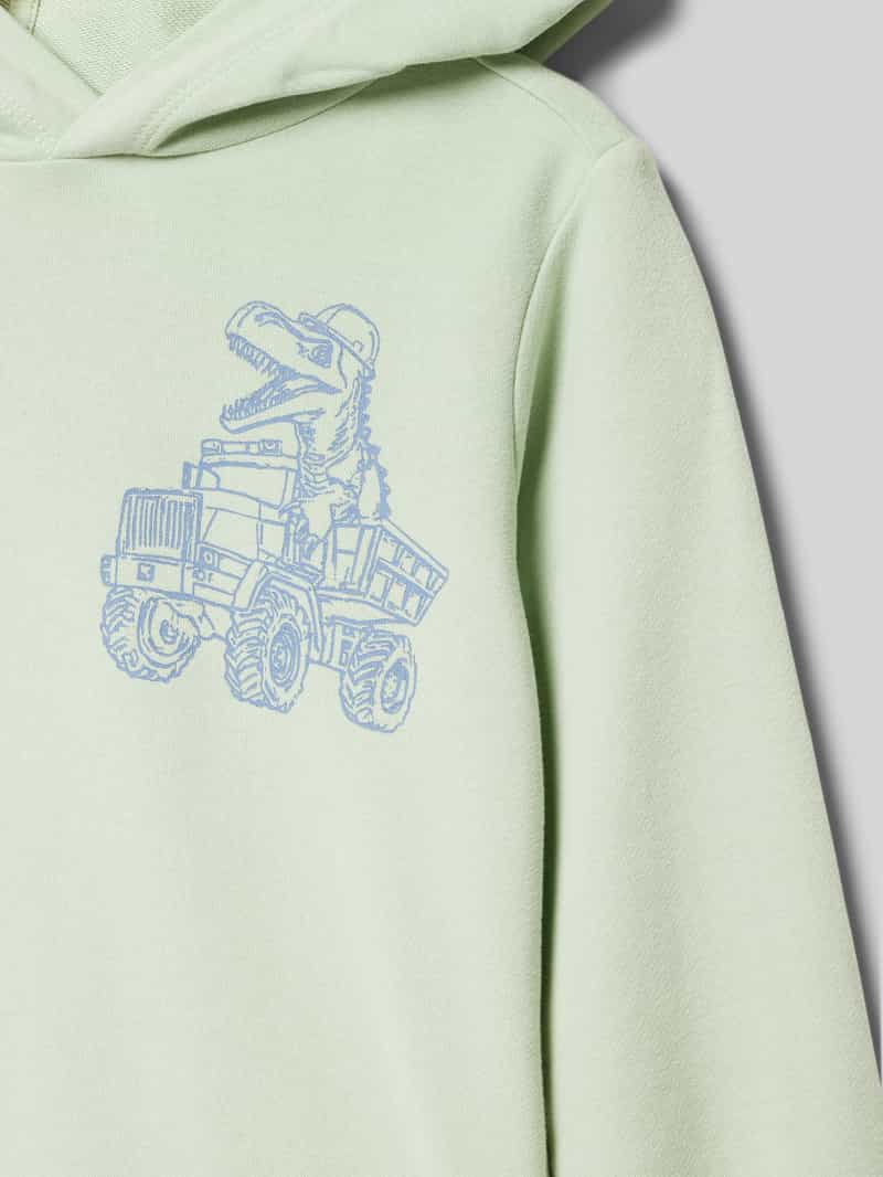 s.Oliver RED LABEL Regular fit sweatshirt van katoenmix met print aan de voor- en achterkant