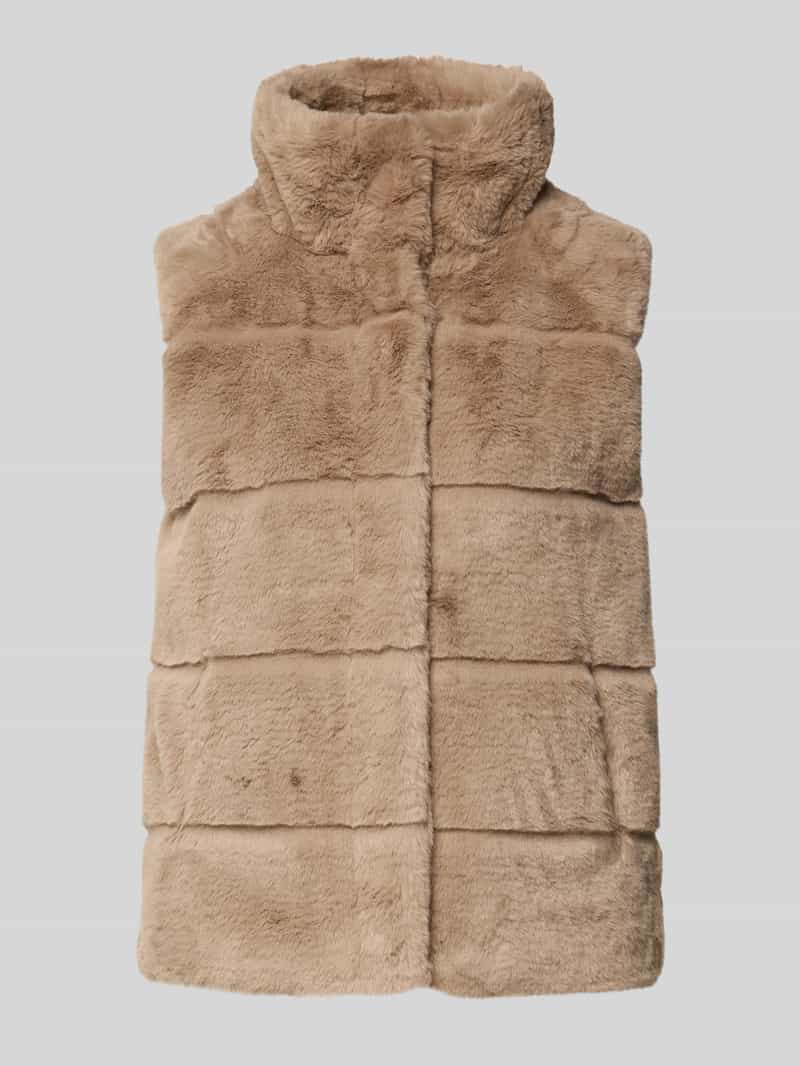 monari Gilet met opstaande kraag