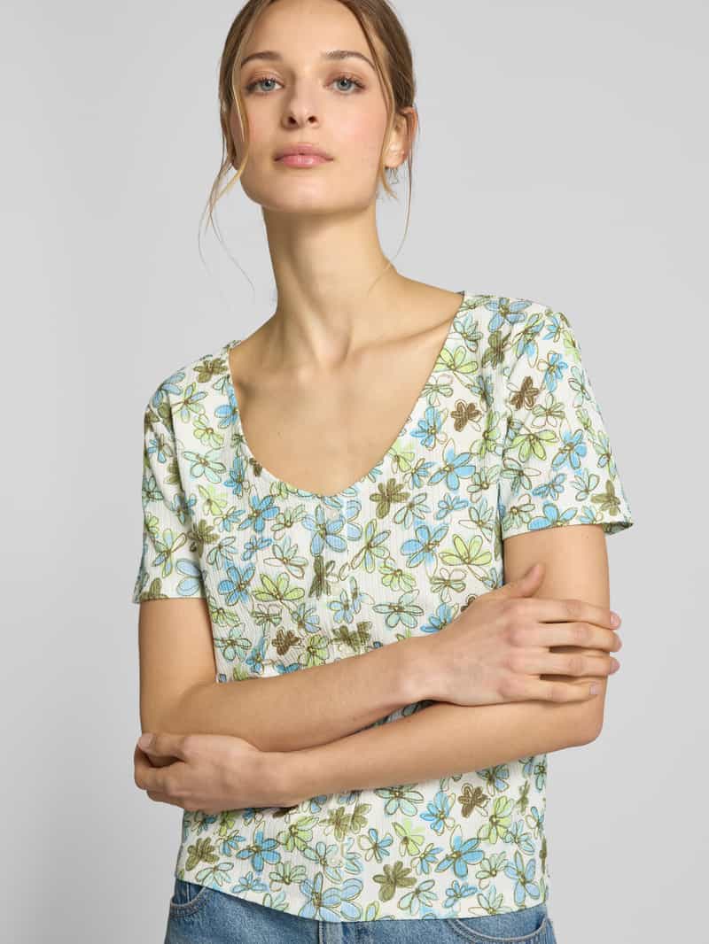 Tom Tailor Denim Regular fit blouseshirt met all-over motief