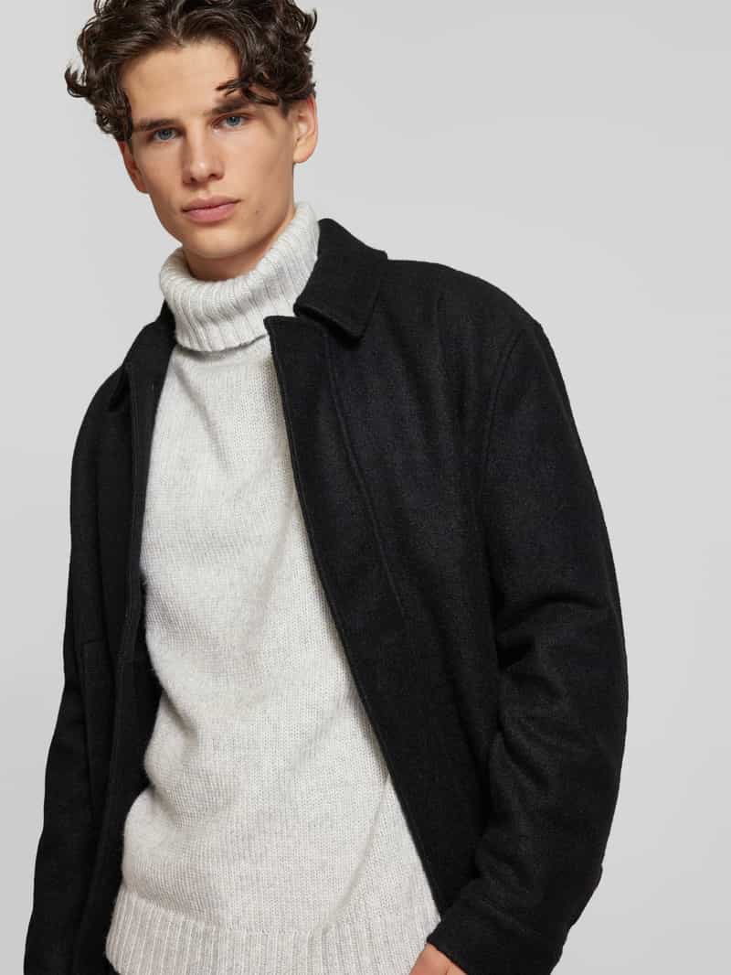 Superdry Gebreide coltrui met viscose