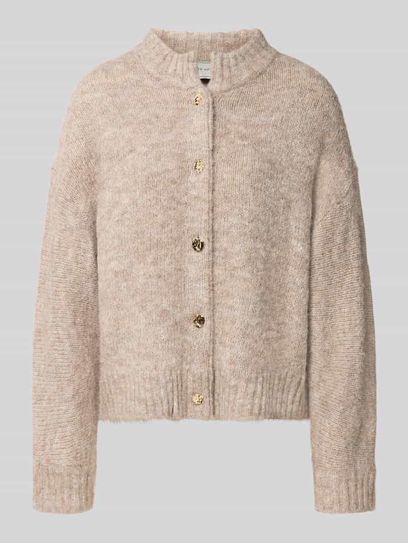 NEO NOIR Cardigan met opstaande kraag model 'Taura'