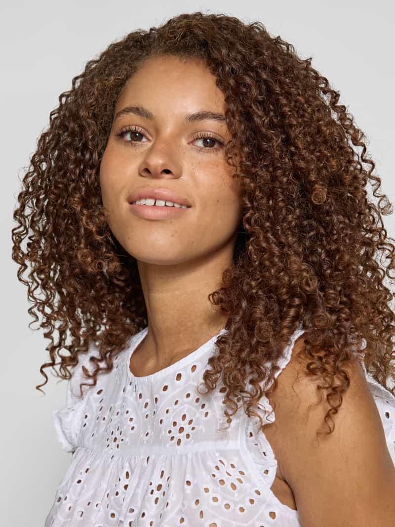 Pieces Loose fit blousetop van puur katoen model 'VILDE'