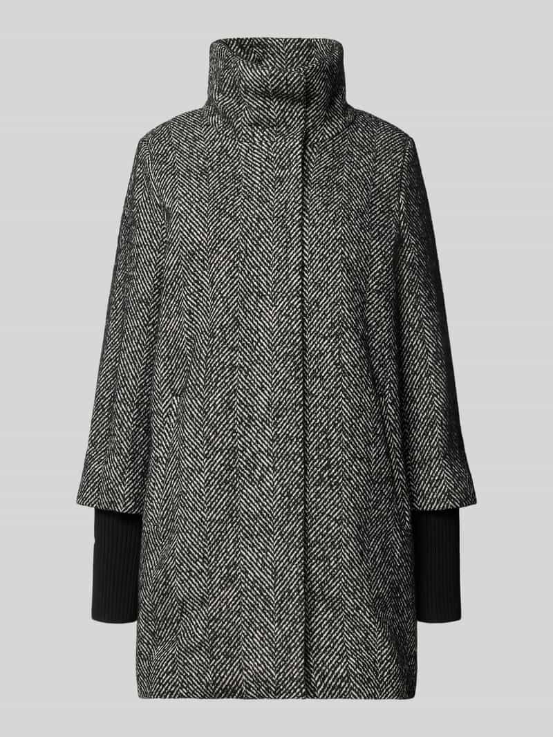 Christian Berg Woman Selection Relaxed fit lange jas met wol