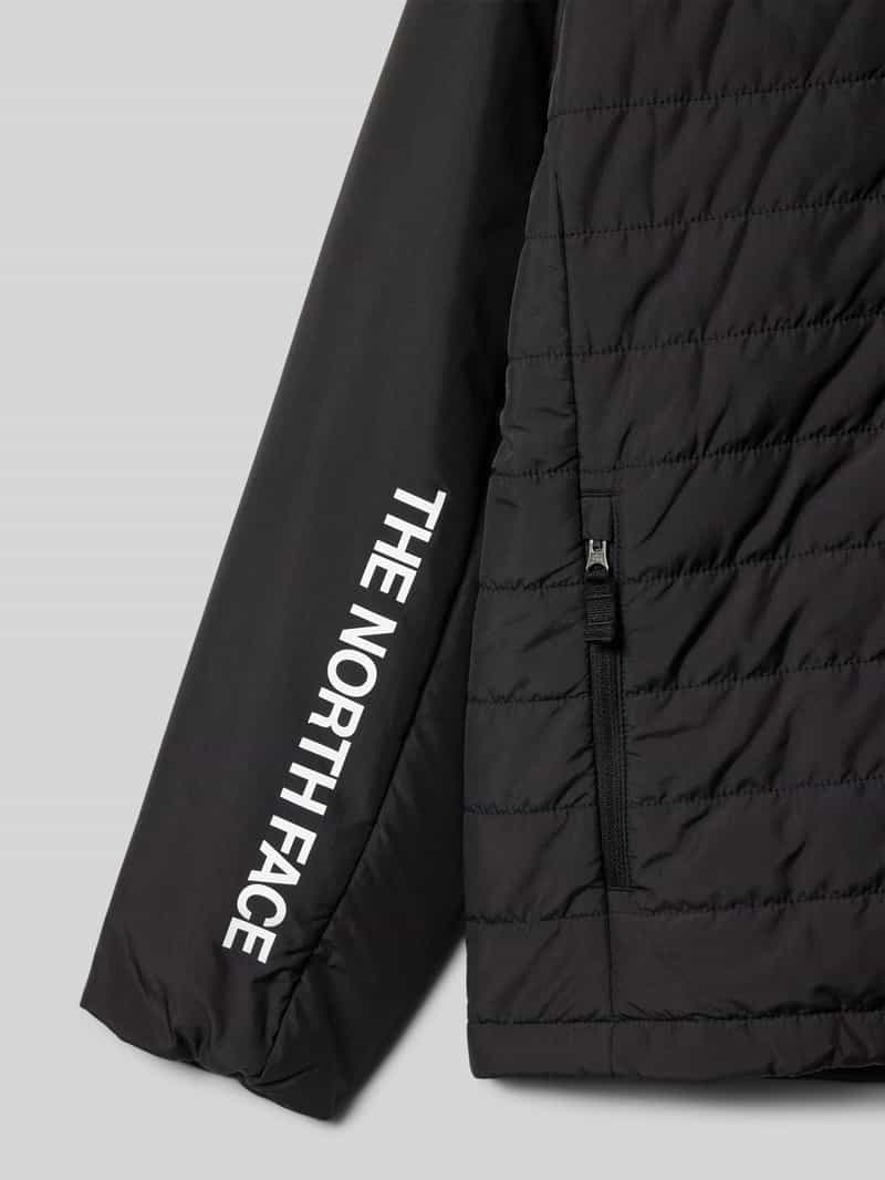 The North Face Gewatteerd jack met labelprint model 'NEVER STOP'