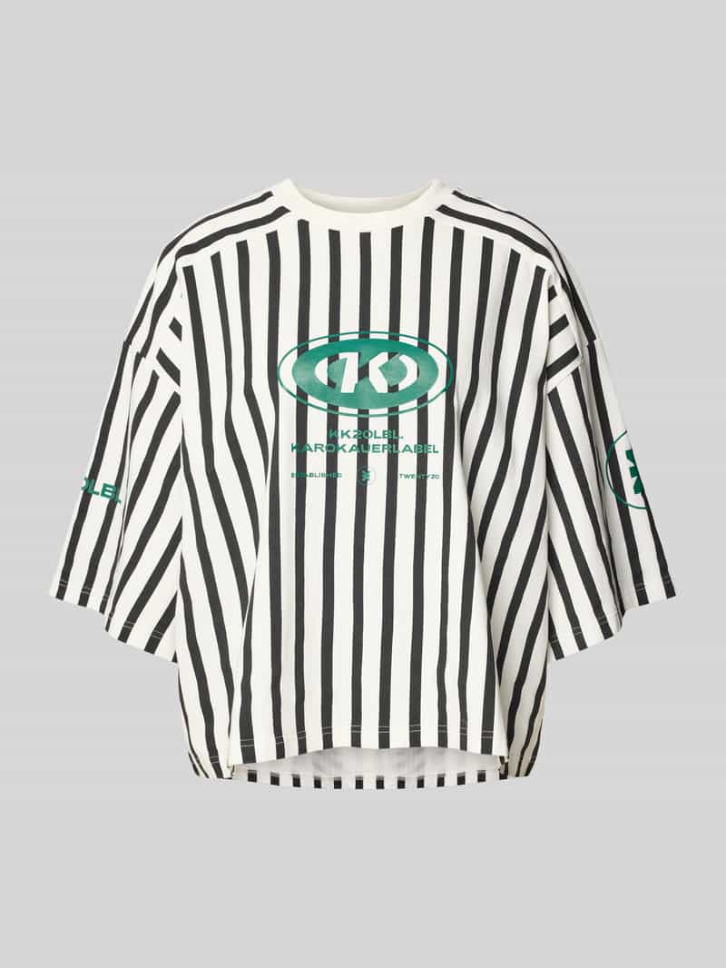 Karo Kauer Oversized T-shirt met motiefprints