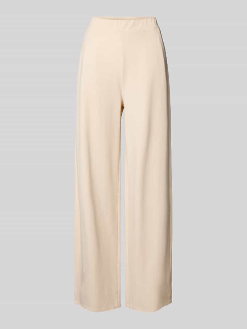 s.Oliver RED LABEL Relaxed fit jersey broek met geborduurd hart