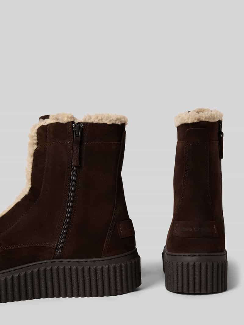 Marc O'Polo Laarsjes van puur rundersuède