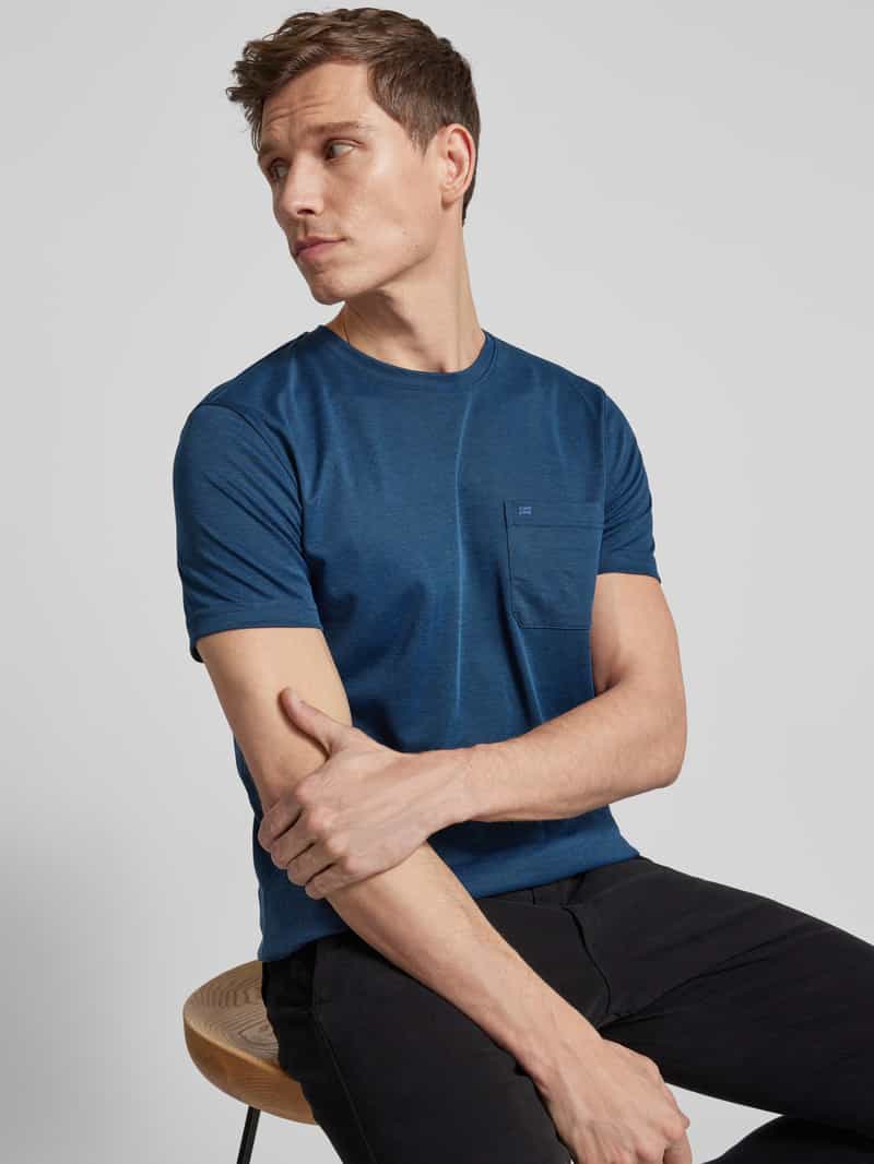 Christian Berg Men T-shirt met borstzak