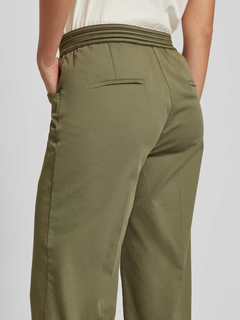 TONI Wide leg stoffen broek met verkort model 'Sue'