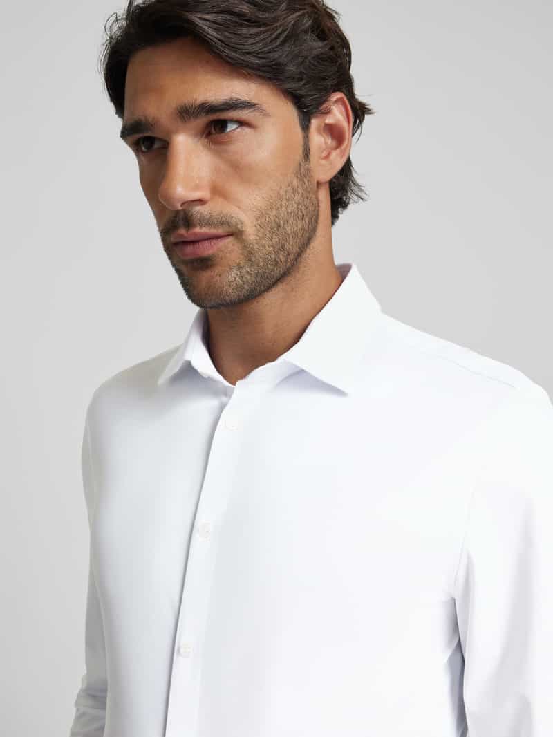 Jake*s Super slim fit zakelijk overhemd met knoopsluiting