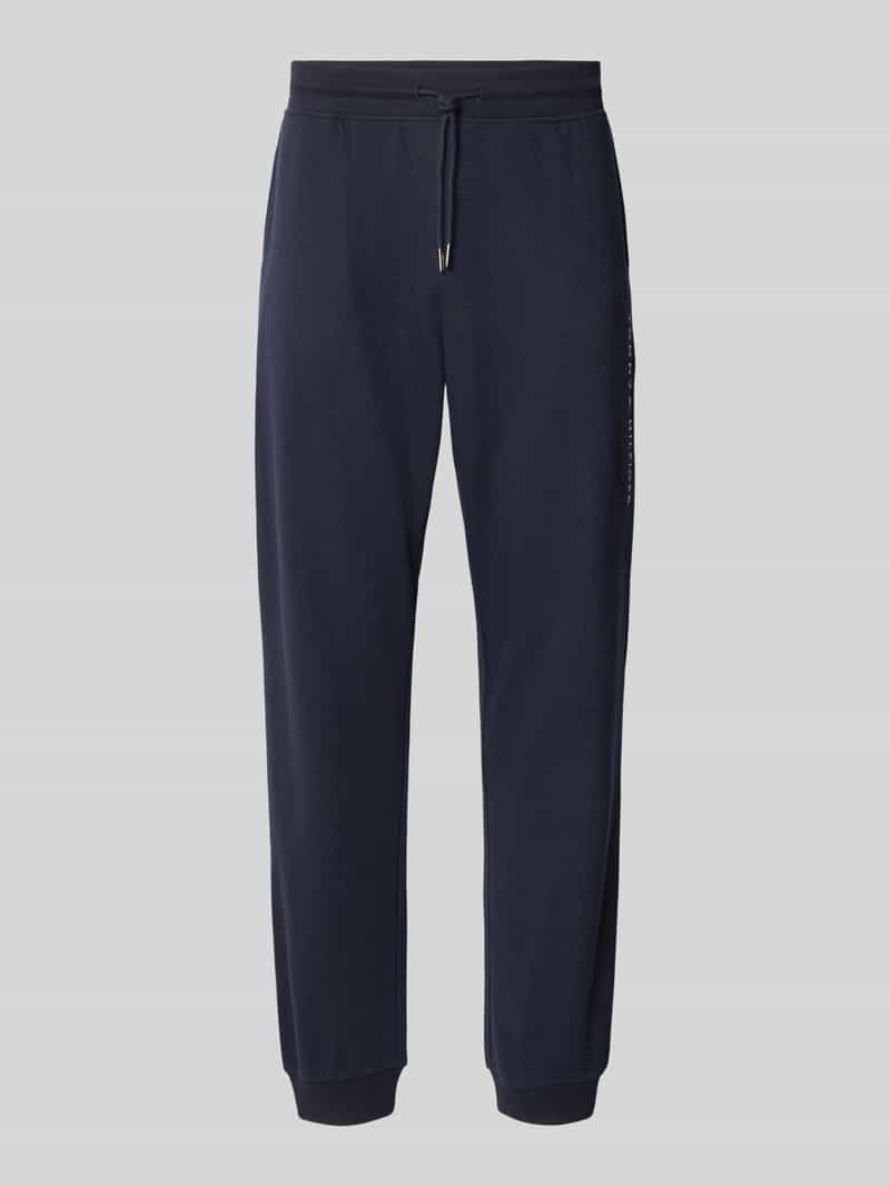 Tommy Hilfiger Regular fit sweatpants van katoenmix
