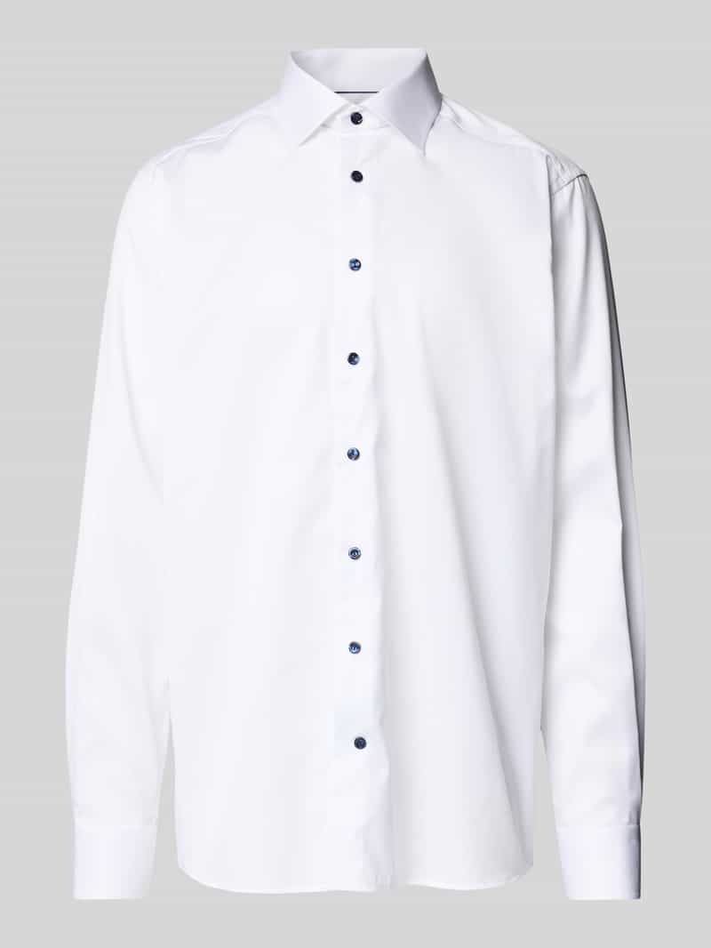Eton Regular fit zakelijk overhemd met knoopsluiting