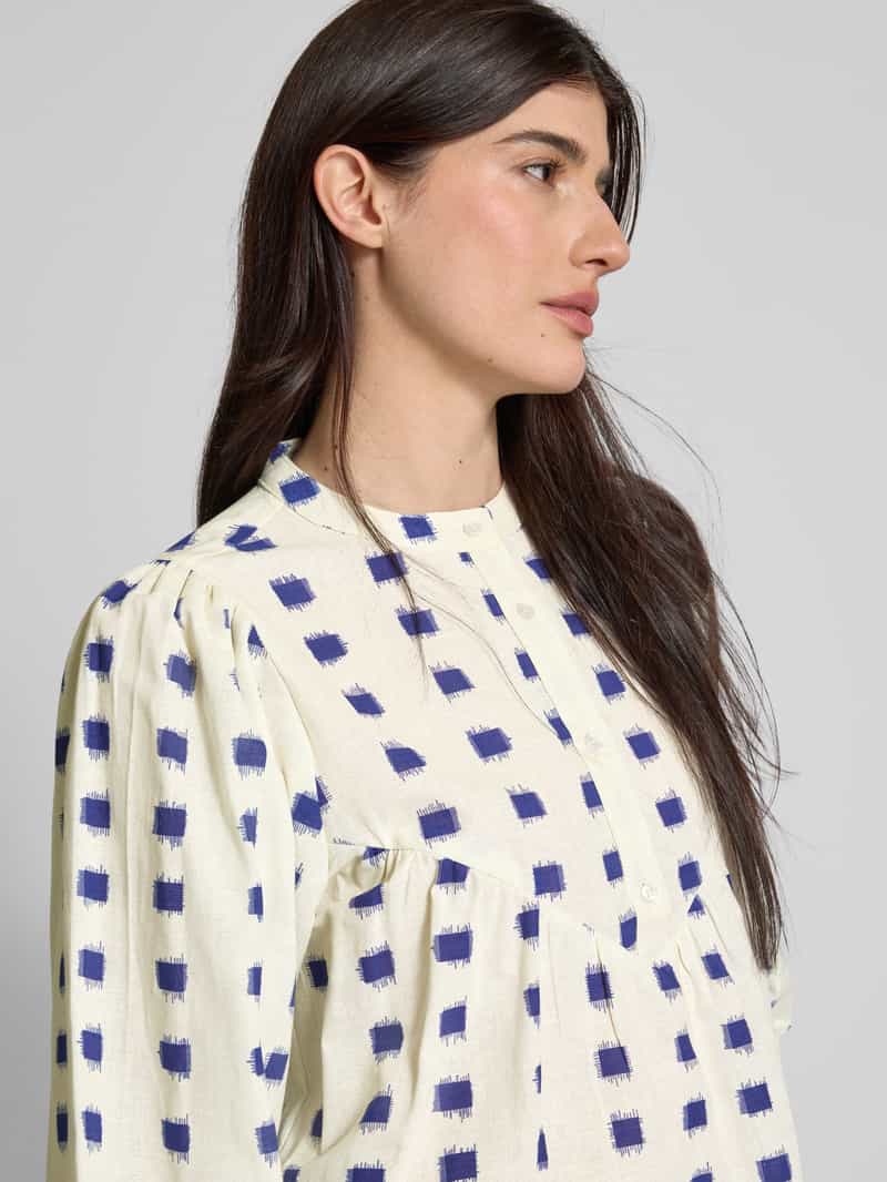 LOLLYS LAUNDRY Regular fit blouse met ballonmouwen model 'Sima'