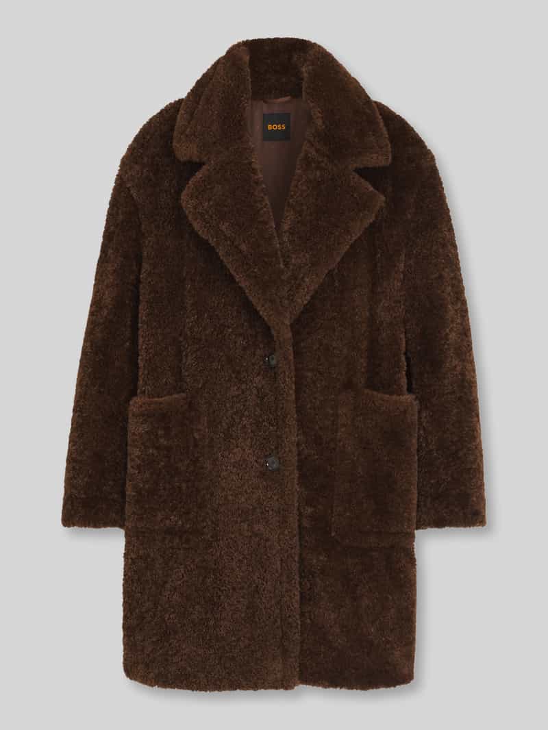 Teddymantel met reverskraag model 'C_Catedy'