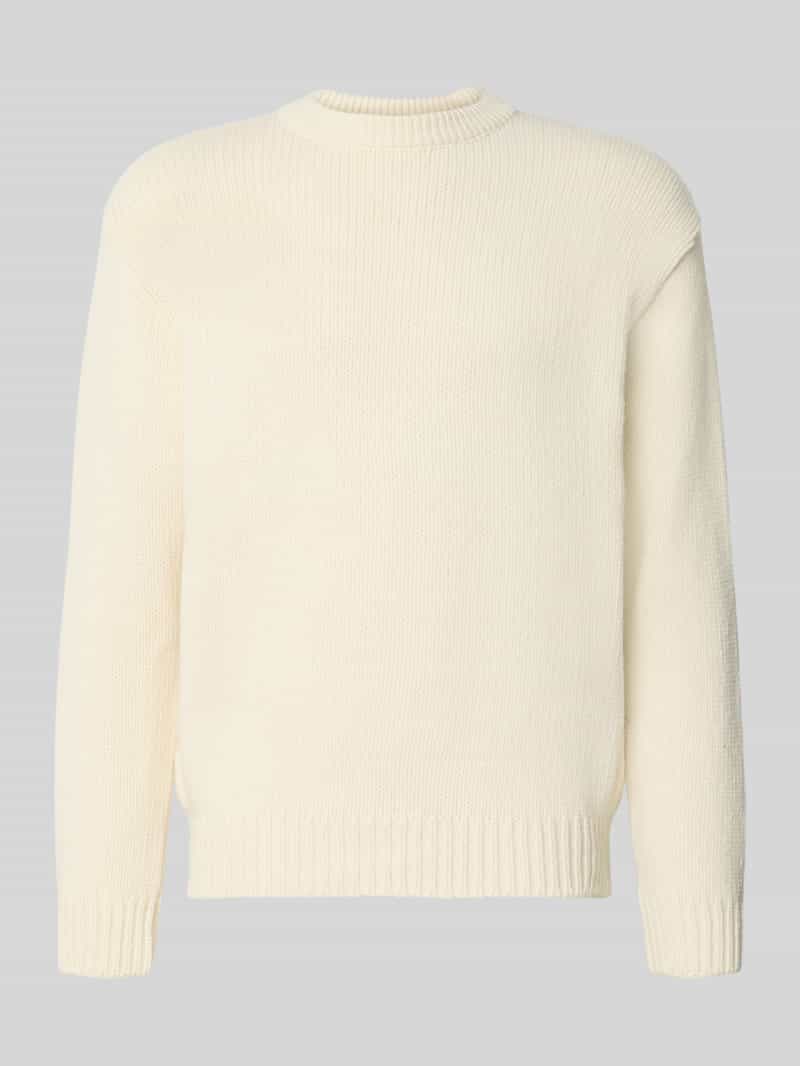 Edwin Gebreide pullover van wolmix model 'ELLIS HIBIKI'