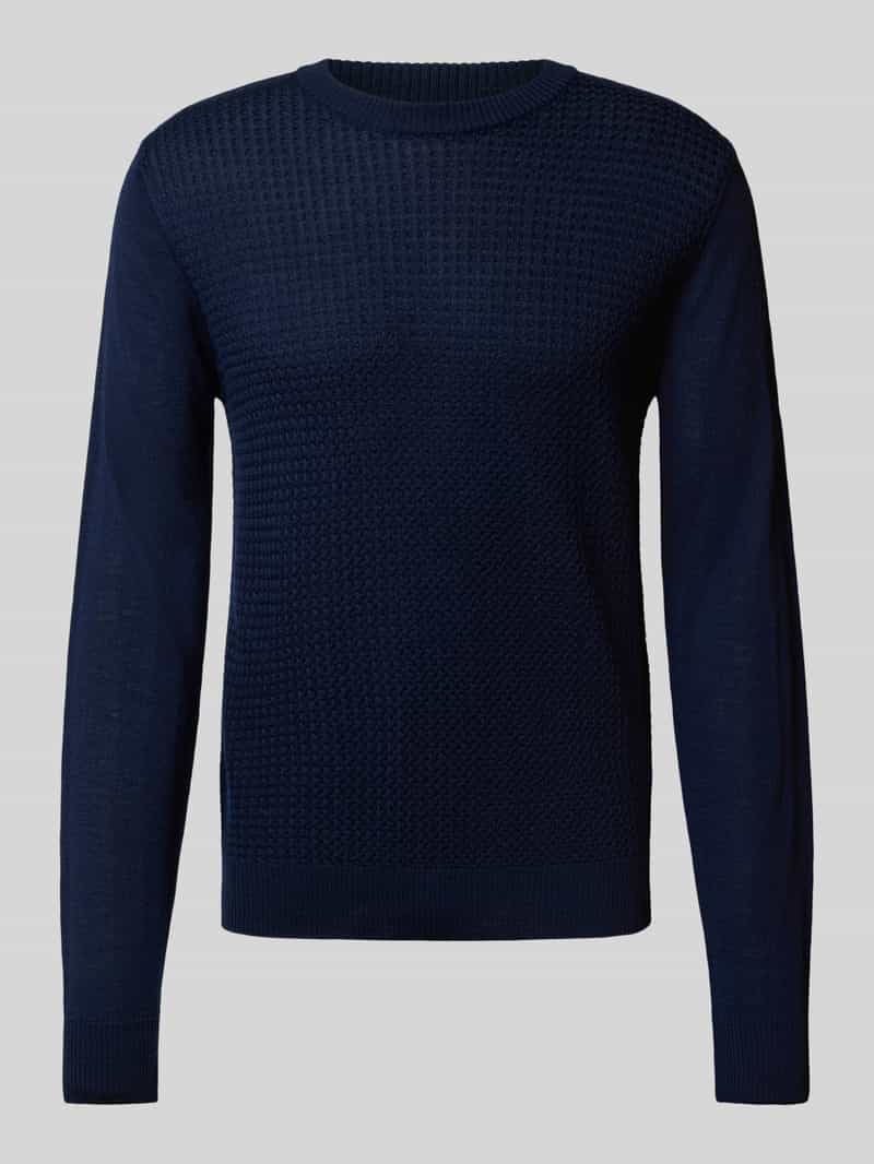 Manuel Ritz Gebreide pullover met ronde hals