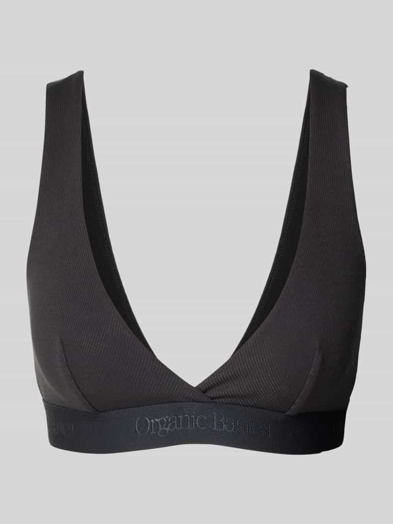 ORGANIC BASICS Bustier met elastische band met label