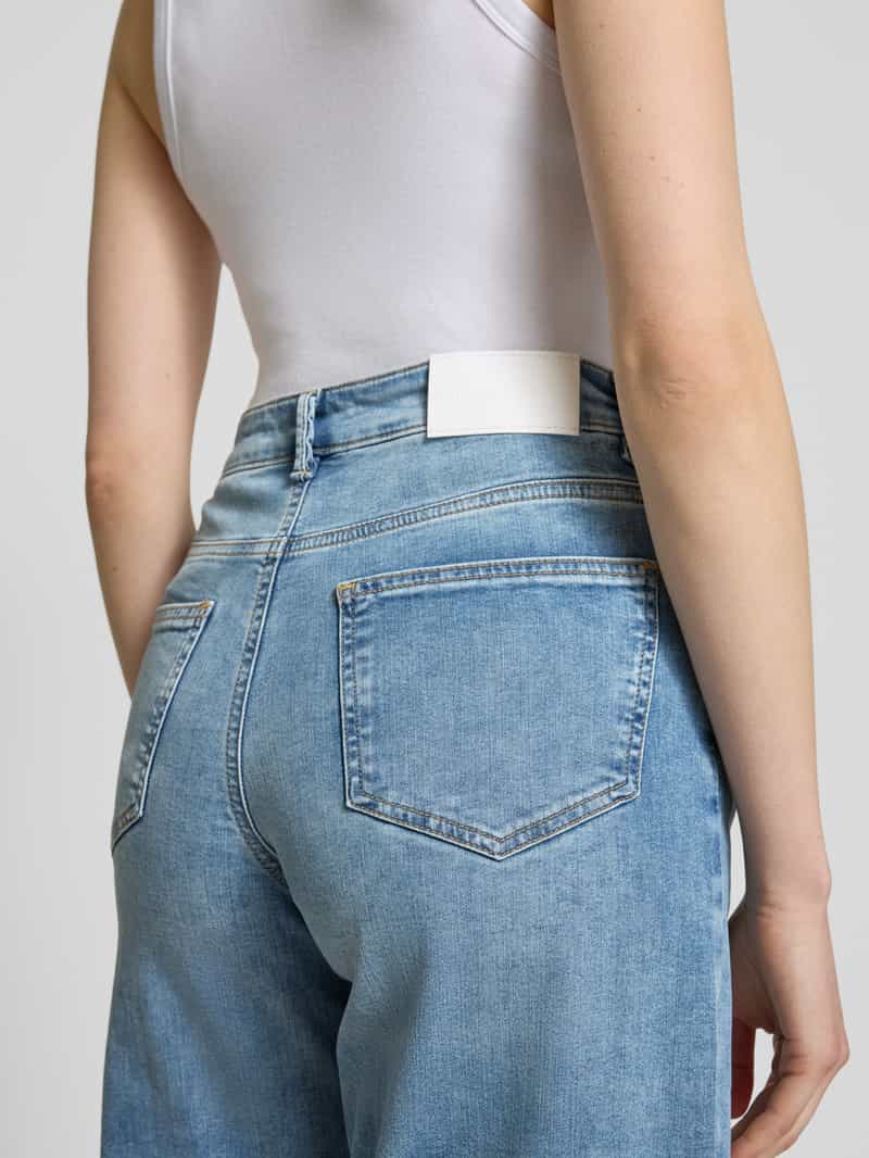 OPUS PANTS Wide leg jeans met steekzakken model 'Melly cool'
