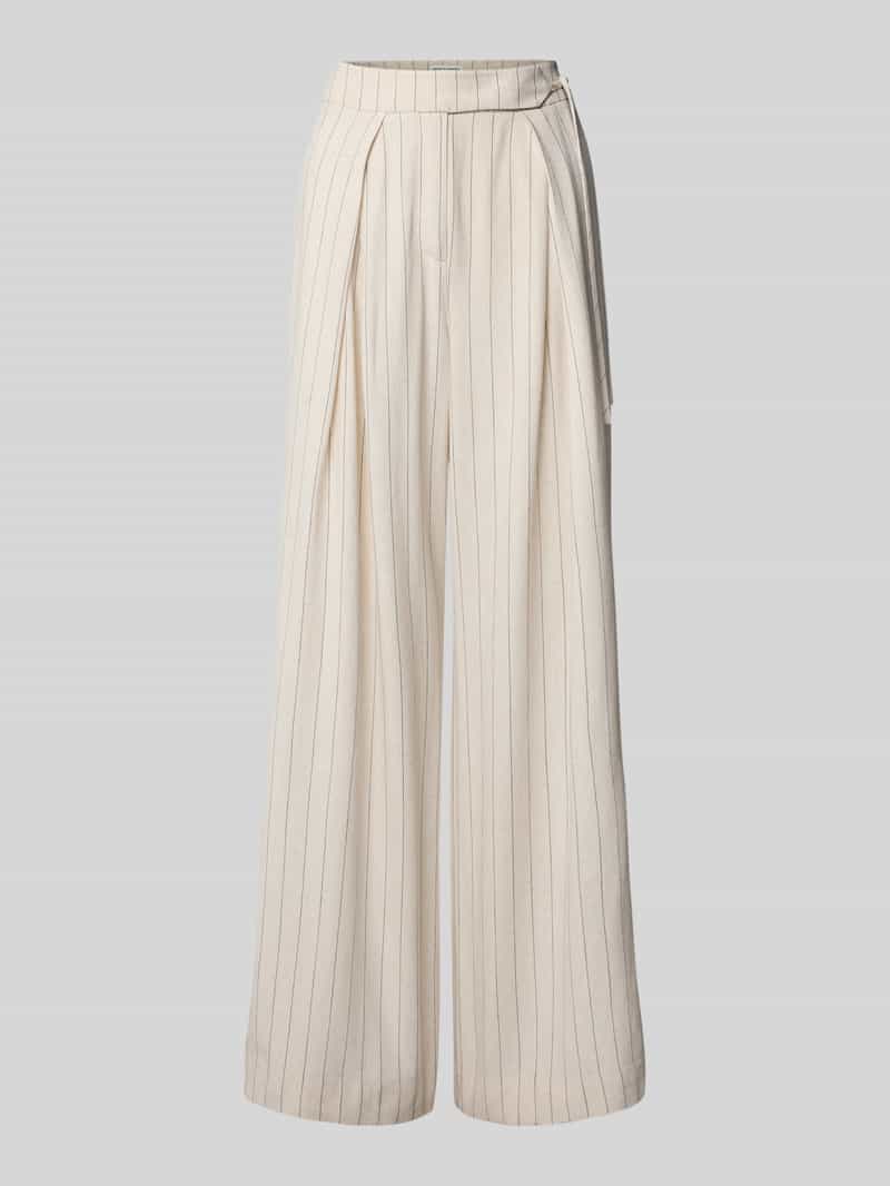 P&C* curated by Anna Schürrle Wide leg bandplooibroek met strikceintuur