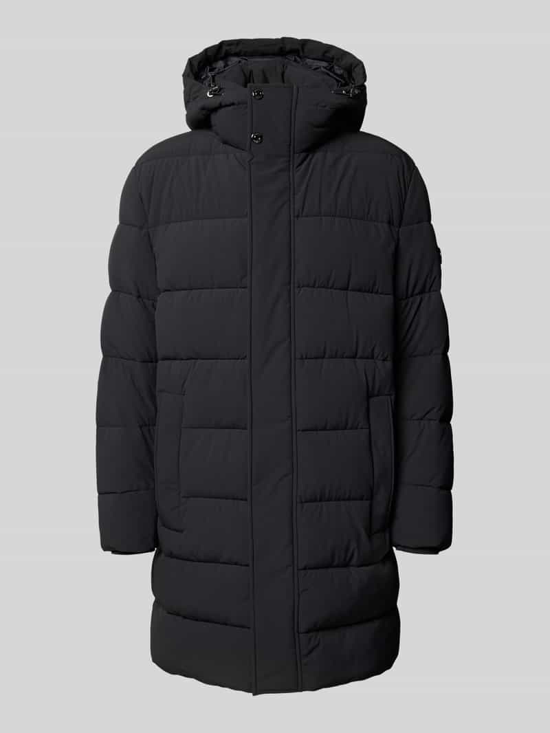 JOOP! Collection Gewatteerde lange jas met steekzakken model 'Winsten'
