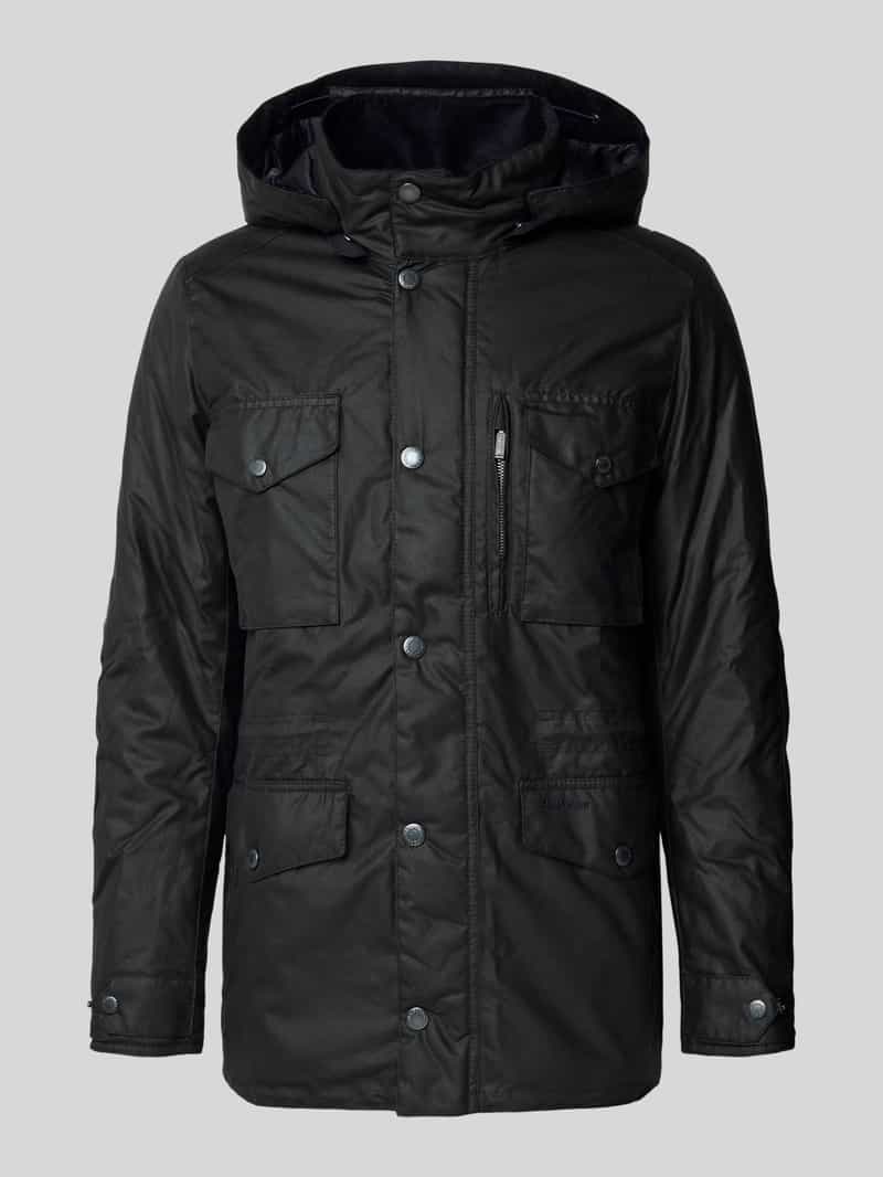 Barbour Regular gewaxt jack van puur katoen