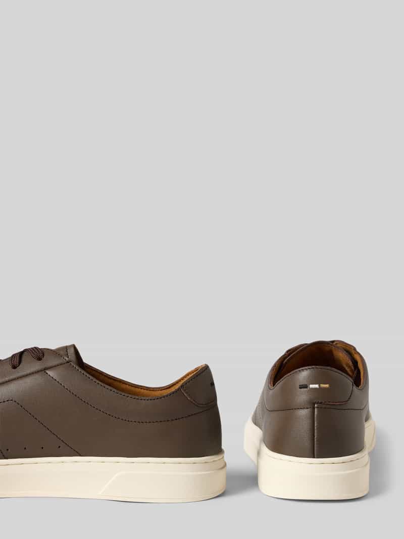 Boss Lage sneakers van leer model 'KIERAN_TENN_BUSTD'