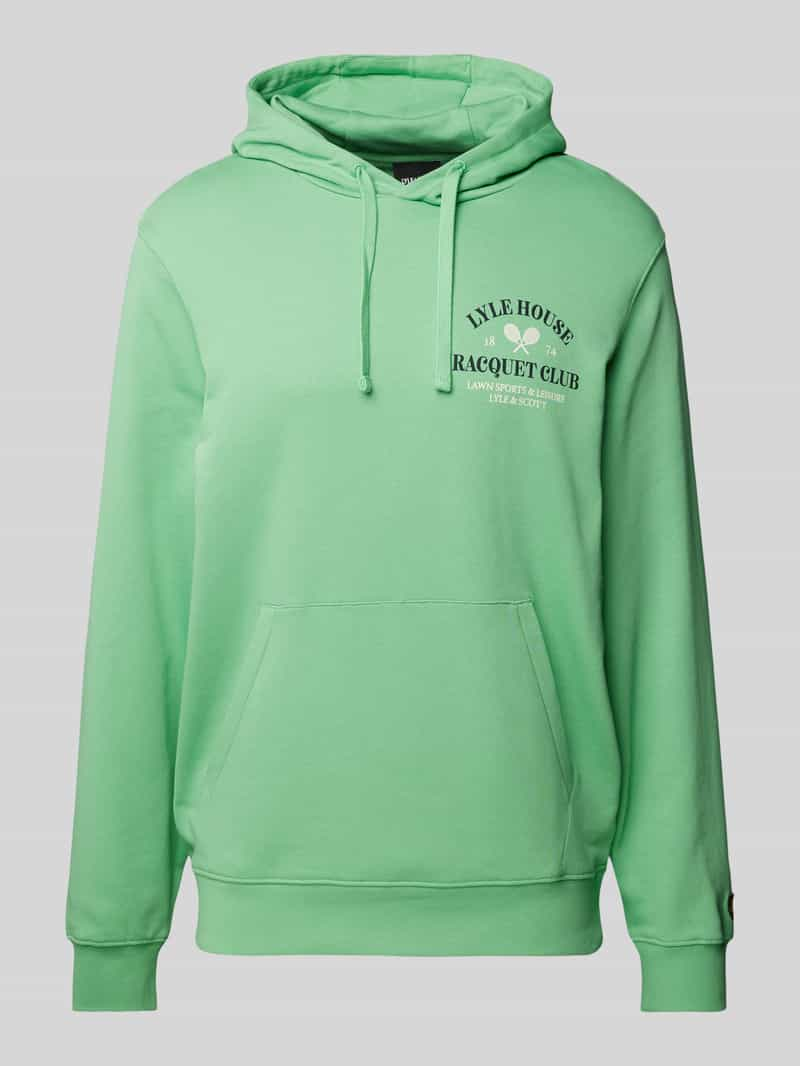 Lyle & Scott Hoodie met statement- en labelprint