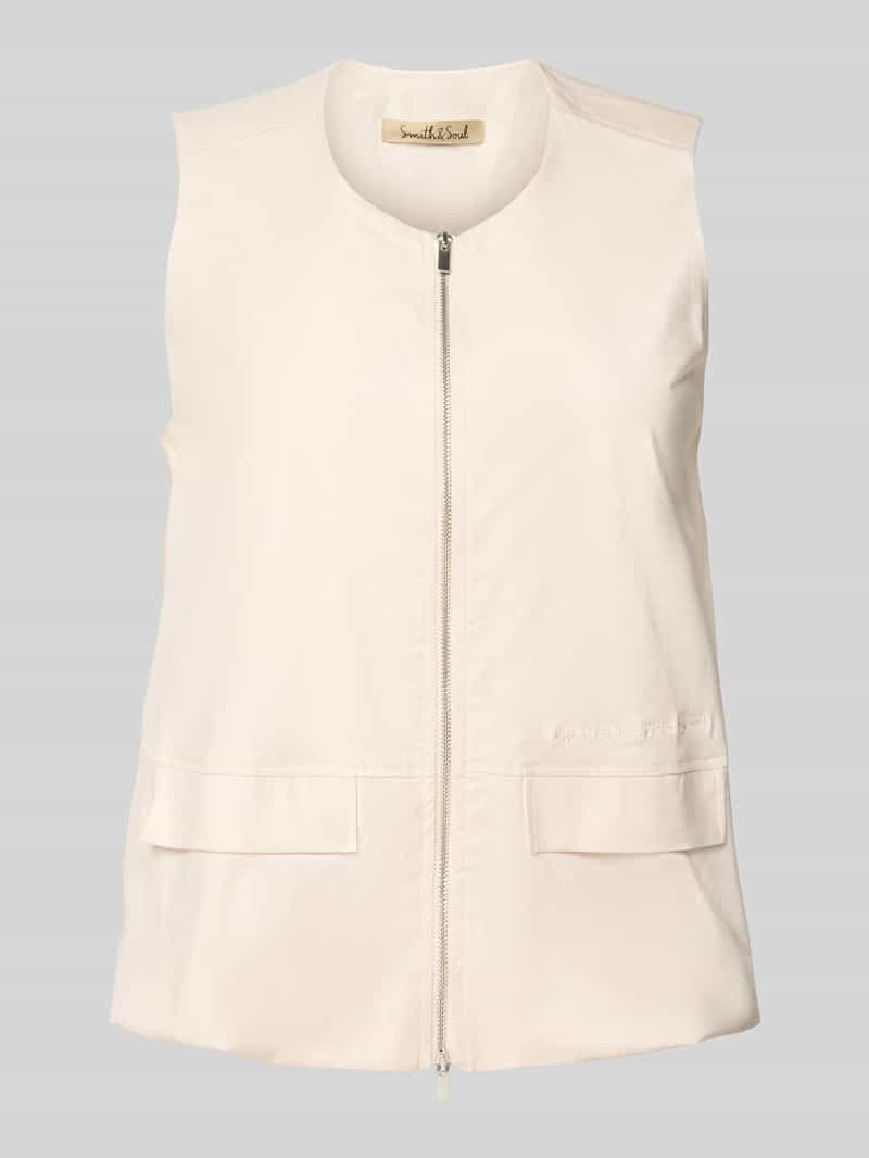 Smith and Soul Gilet met tweewegsritssluiting en klepzakken