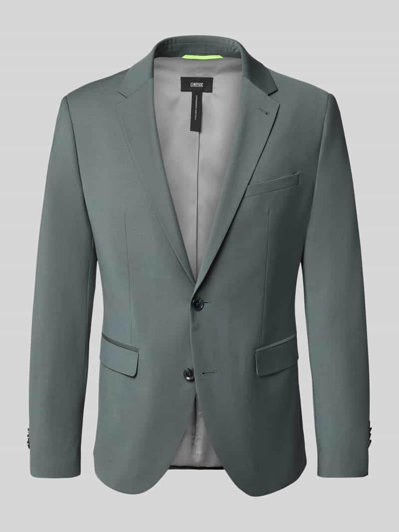 CINQUE Slim fit 2-knoops colbert met klepzakken model 'Monopoli'