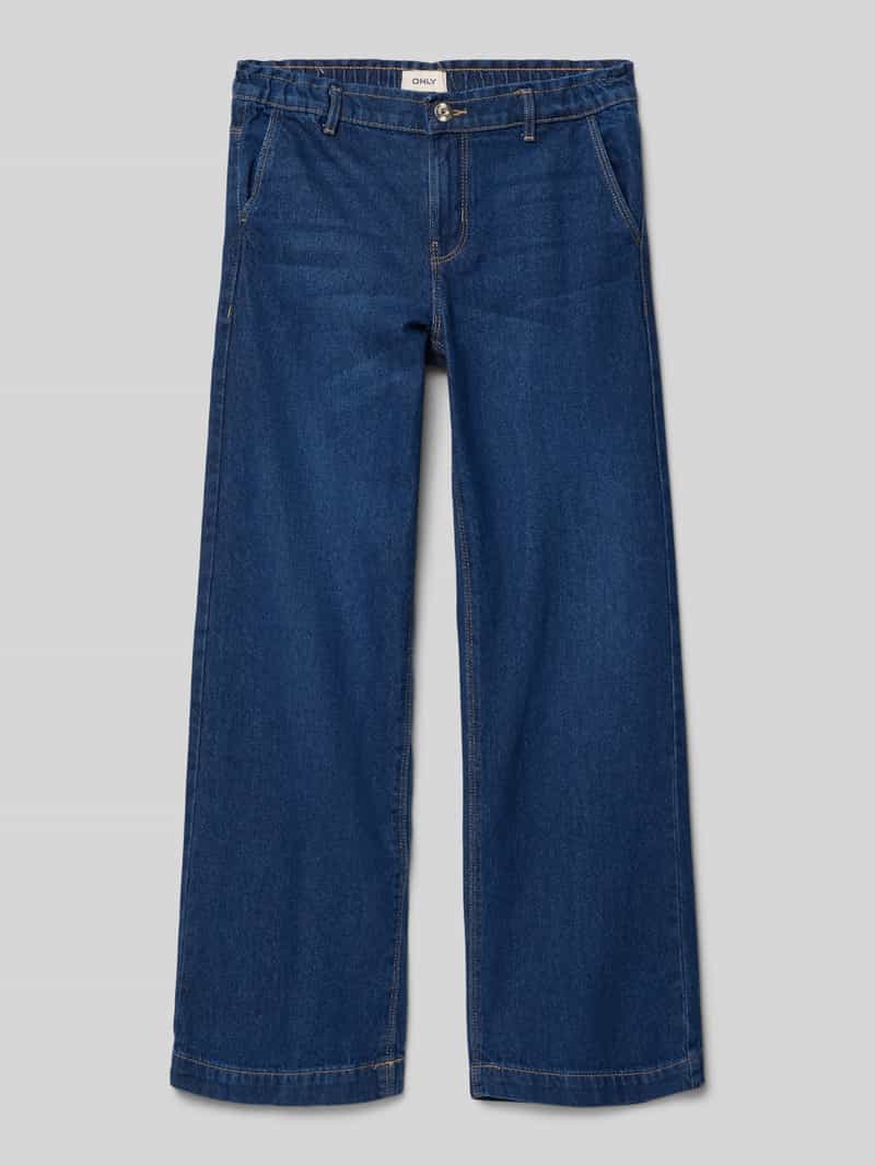 Only Wide fit jeans met steekzakken opzij model 'COMET'