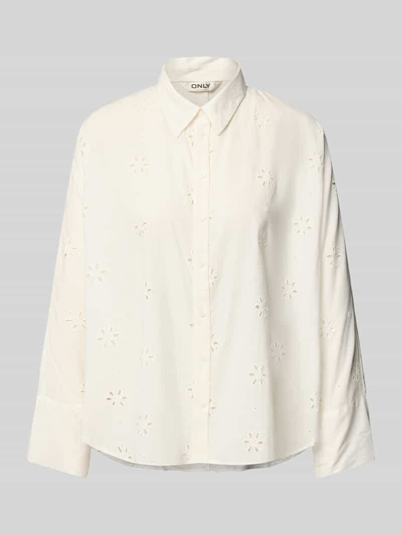 Only Boxy fit overhemdblouse van puur katoen model 'NEW LINA GRACE'