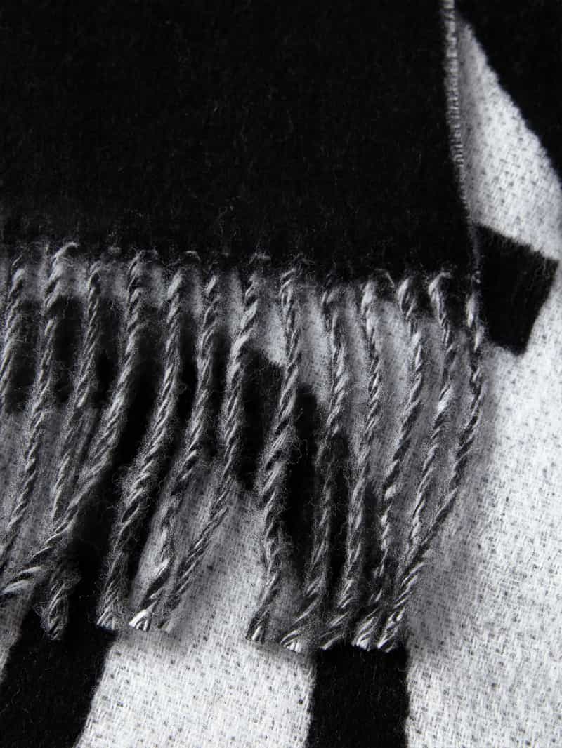CK Calvin Klein Wollen sjaal met all-over logostitching model 'Bold'