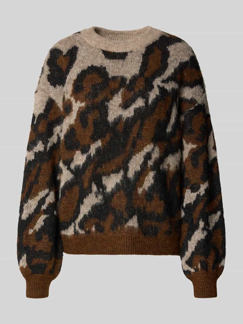 Vila Oversized gebreide pullover met ribboorden model 'LOMA'