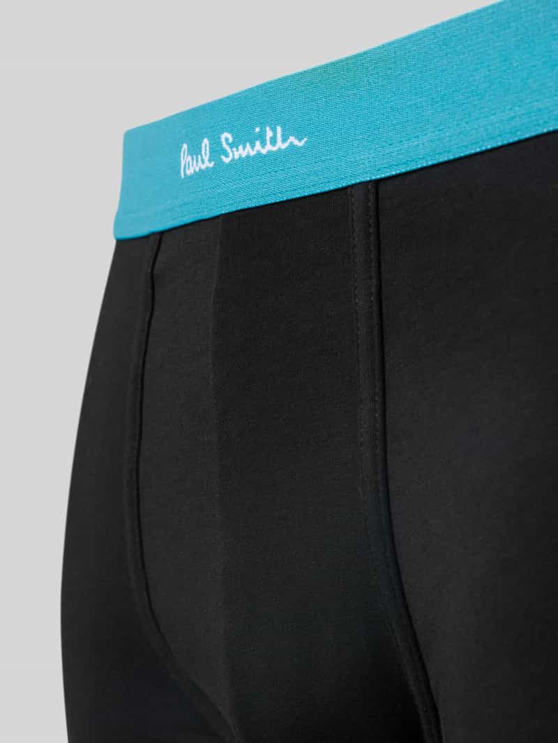 Paul Smith Boxershort met elastische band met logo in een set van 3 stuks